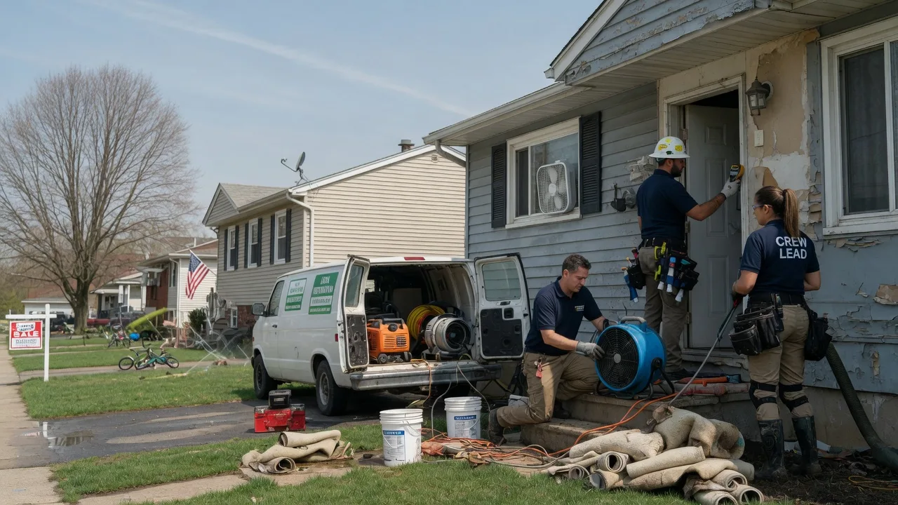 Flood Cleanup in Green Lane, PA near me